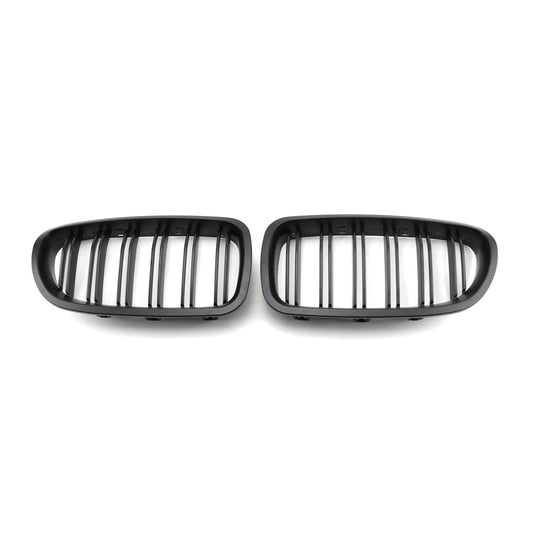 Sport Grill Mattschwarz Dual Line BMW 5 E39 Limousine Touring 1995-2003 M Stil