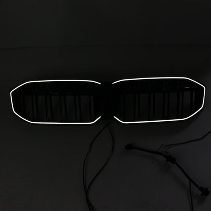 LED Einzelstreben Hochglanz Schwarz Grill passend für BMW 3er G20 LCI 2023+
