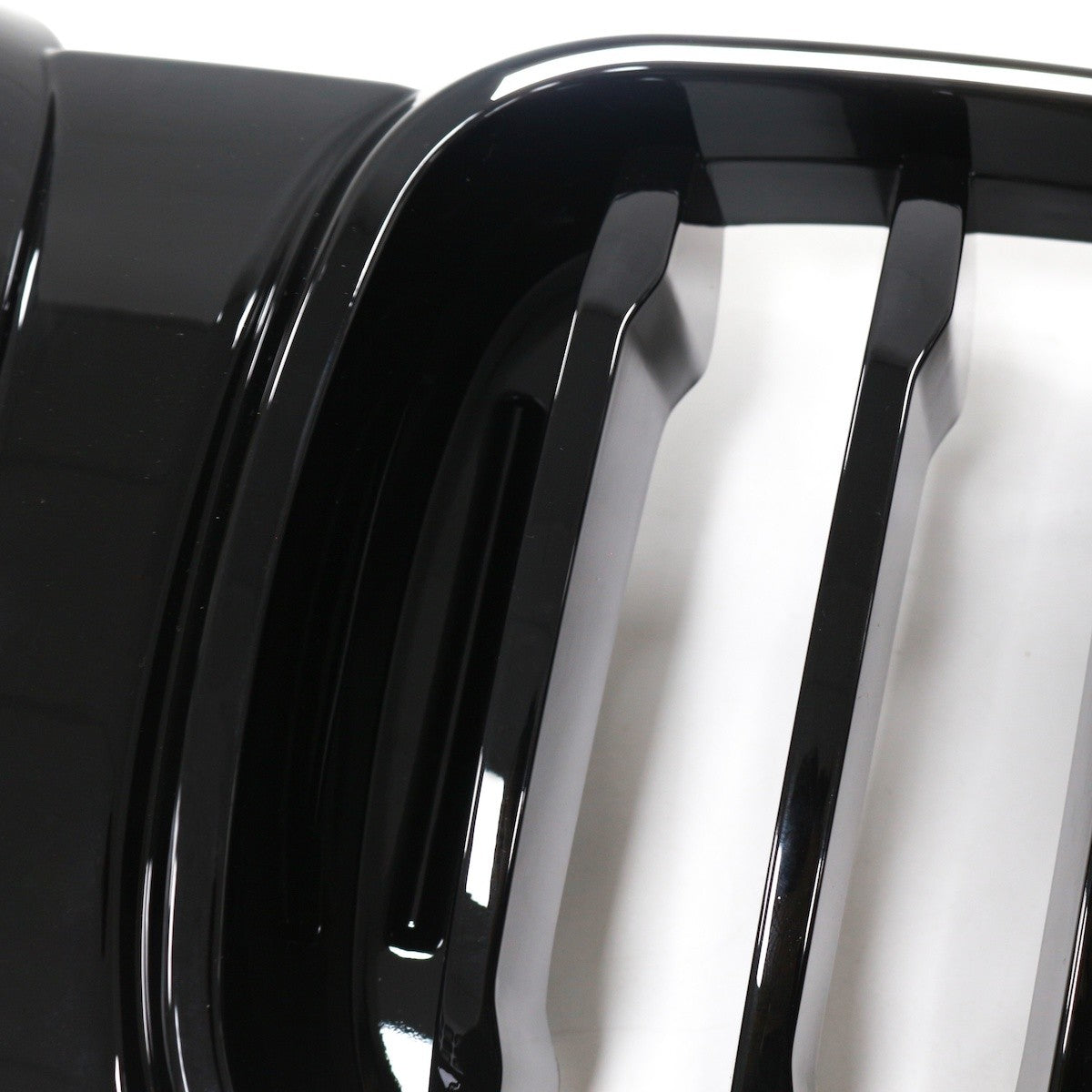 LED Einzelstreben Hochglanz Schwarz Grill passend für BMW X3 G01 2018-2021