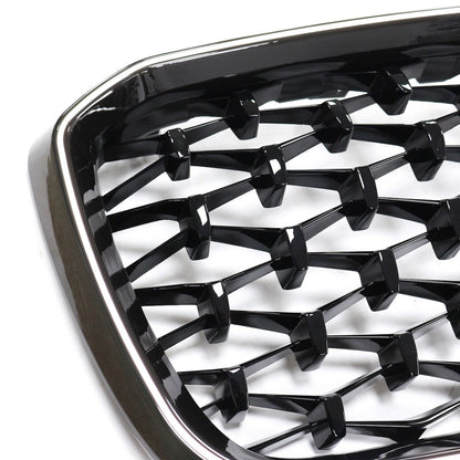 LED Diamant Hochglanz Schwarz Grill passend für BMW X3 G01 LCI 2023+