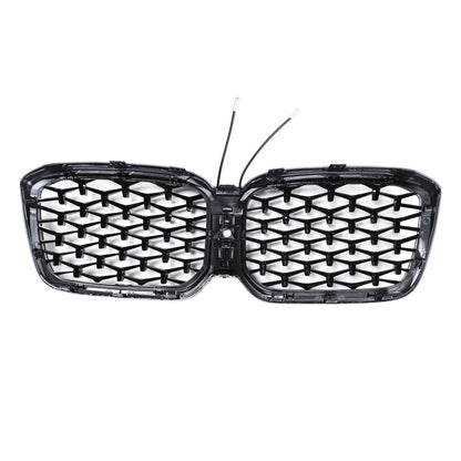 LED Diamant Hochglanz Schwarz Grill passend für BMW X3 G01 LCI 2023+