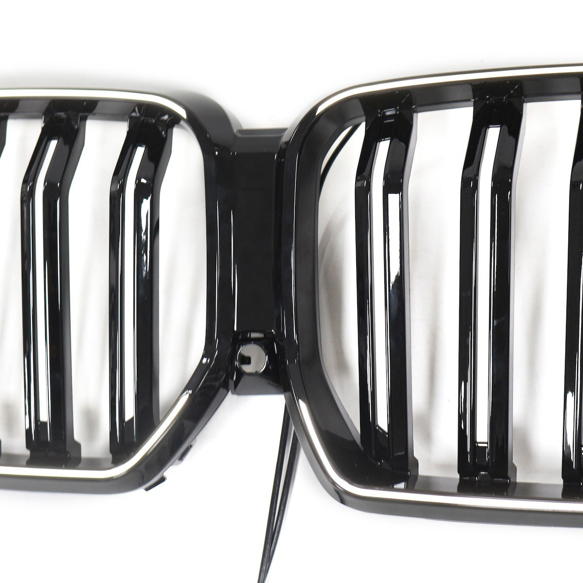 LED Doppelstreben Hochglanz Schwarz Grill passend für BMW X6 G06 2019-2023