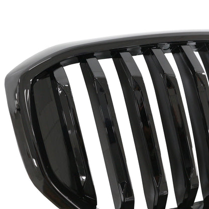 Einzelstreben Kühlergrill Hochglanz Schwarz passend für BMW X5 G05 LCI 2023-heute
