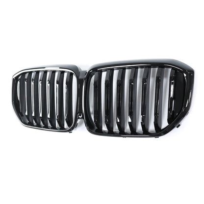 Einzelstreben Kühlergrill Hochglanz Schwarz passend für BMW X5 G05 LCI 2023-heute