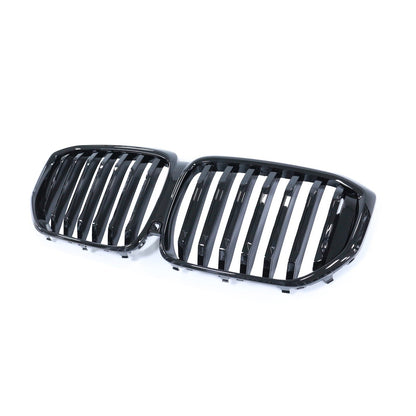 Einzelstreben Kühlergrill Hochglanz Schwarz passend für BMW X5 G05 LCI 2023-heute