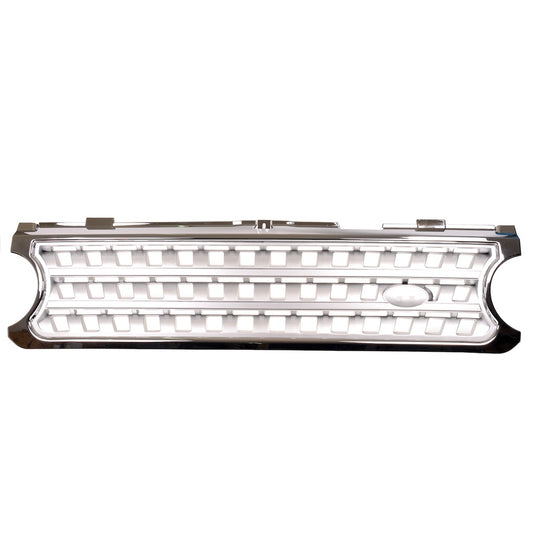 Sport Grill Silber Chrome für LAND ROVER RANGE ROVER III L322 Facelift 2006-2010