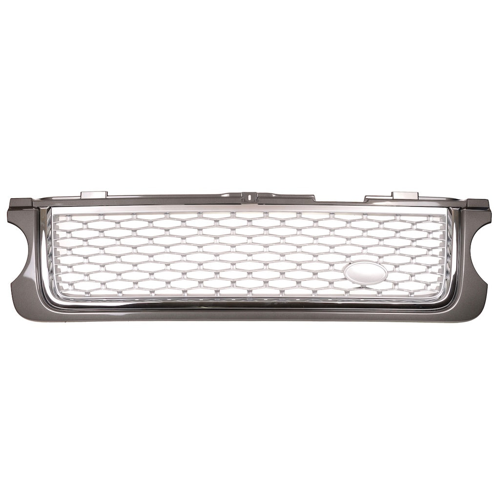 Sport Kühlergrill Chrom Grau LAND ROVER RANGE ROVER III Facelift 2010-2013