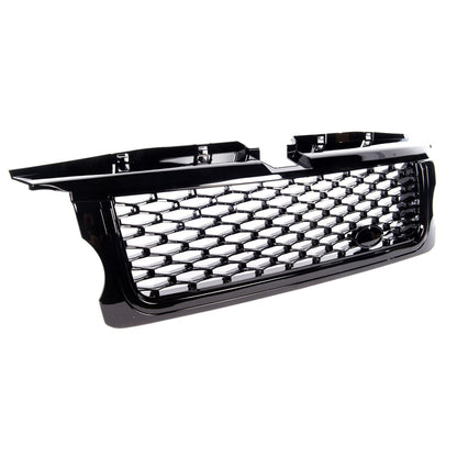 Kühlergrill Hochglanz Schwarz passend für Range Rover Sport (L320) 2005-2009
