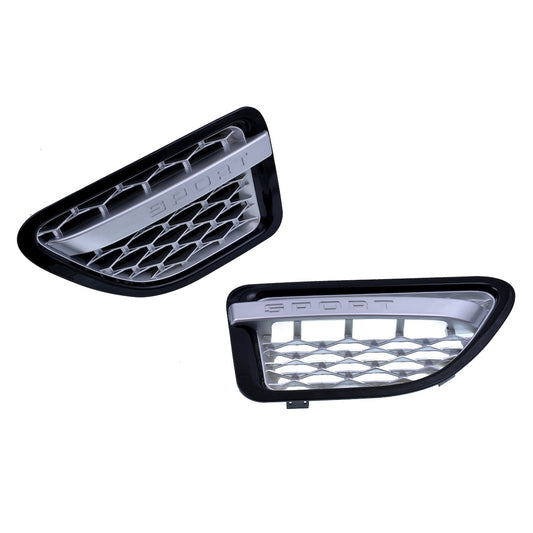 Sport Kühlergrill Grau Silber für LAND ROVER RANGE ROVER SPORT I Pre-Facelift 2005-2009