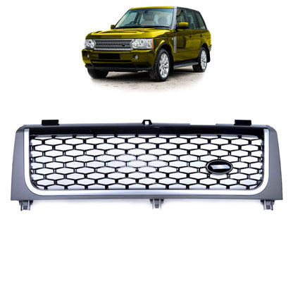 Kühlergrill Hochglanz Schwarz passend für Range Rover III L322 2002-2005