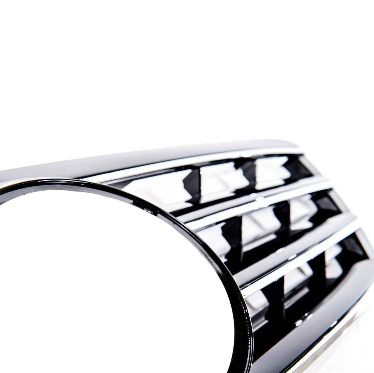 Frontgrill Chrom & Schwarz 4S passend für Mercedes C-Klasse W203 2000-2007