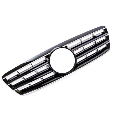 Frontgrill Chrom & Schwarz 4S passend für Mercedes C-Klasse W203 2000-2007