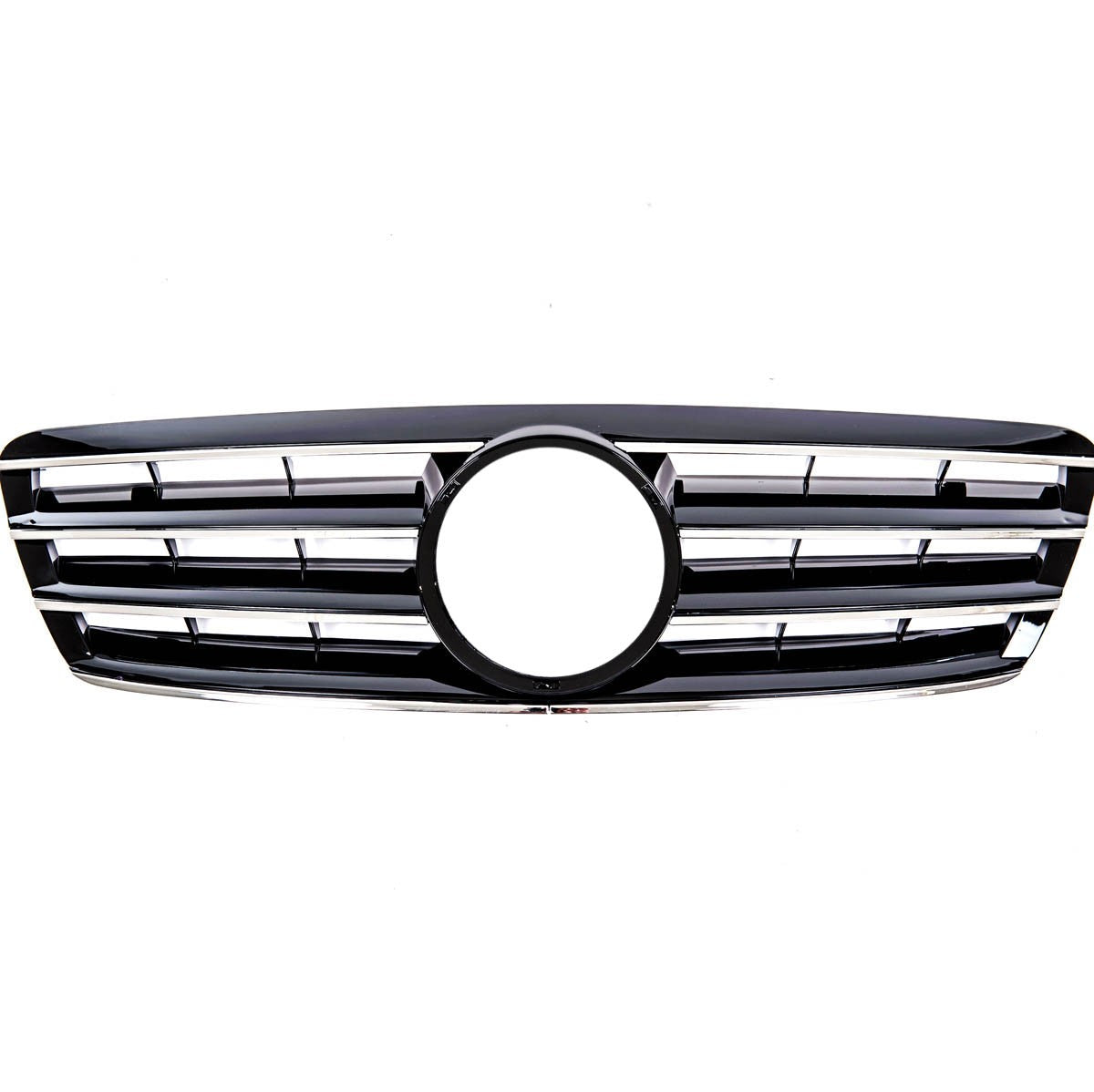 Frontgrill Chrom & Schwarz 4S passend für Mercedes C-Klasse W203 2000-2007