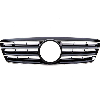 Frontgrill Chrom & Schwarz 4S passend für Mercedes C-Klasse W203 2000-2007
