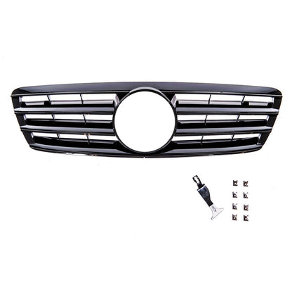 Hochglanz Schwarz Frontgrill passend für Mercedes C-Klasse W203 2000-2007