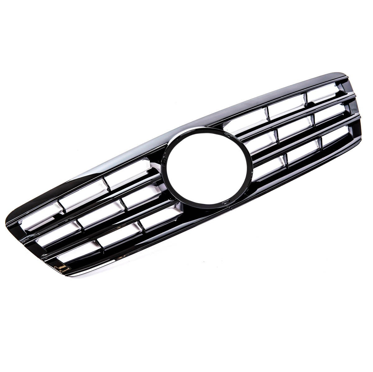Hochglanz Schwarz Frontgrill passend für Mercedes C-Klasse W203 2000-2007