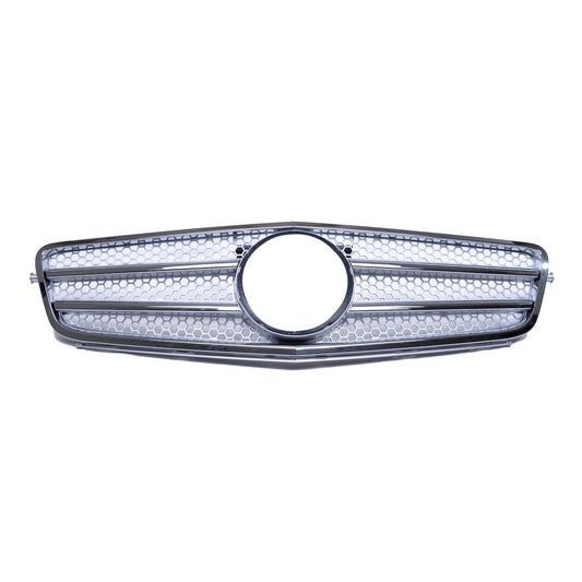 Sport Kühlergrill Chrom Silber MERCEDES C-Klasse W204 Limousine S204 T-Modell 2007-2011