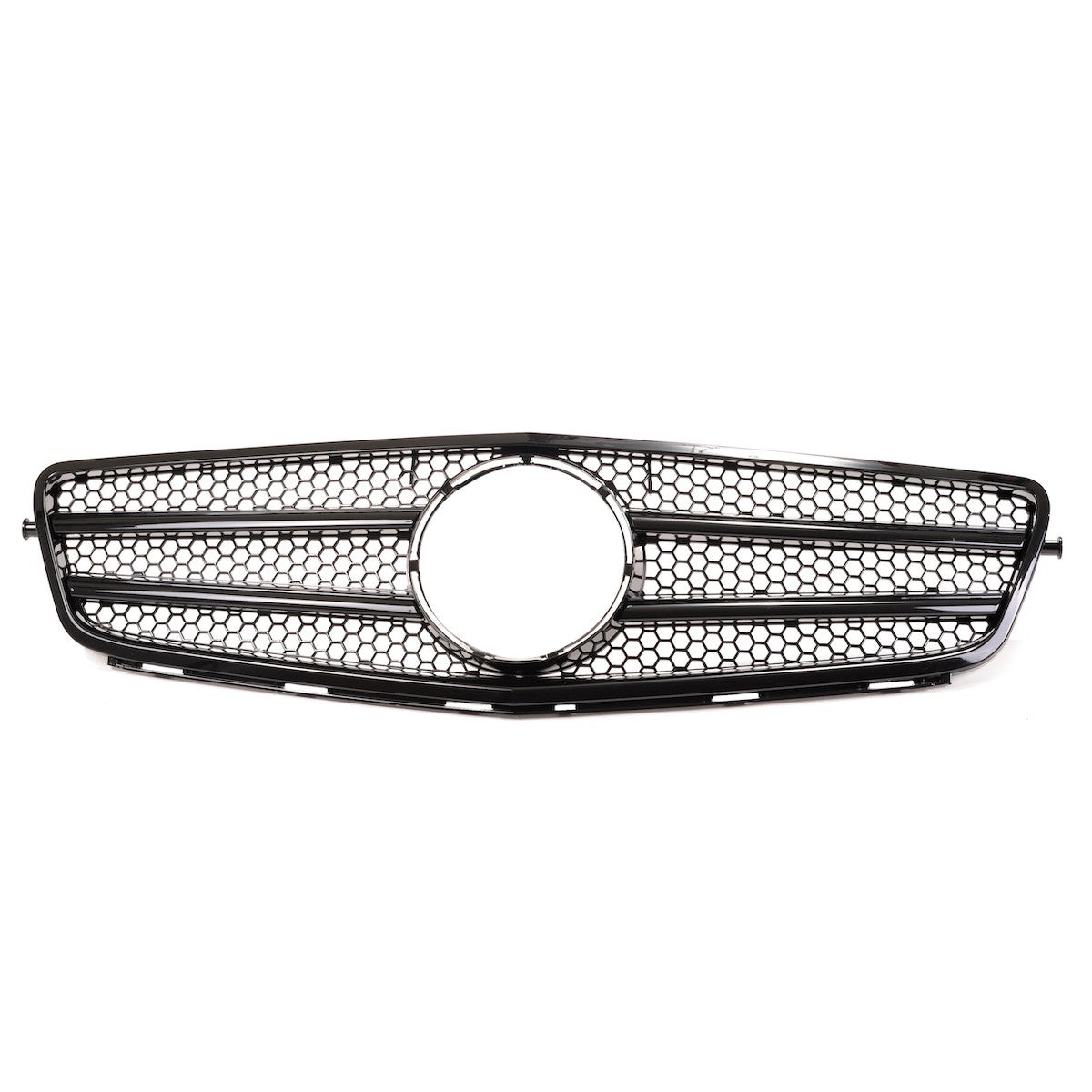 Hochglanz Schwarz Frontgrill passend für Mercedes C-Klasse W204 S204 2007-2011