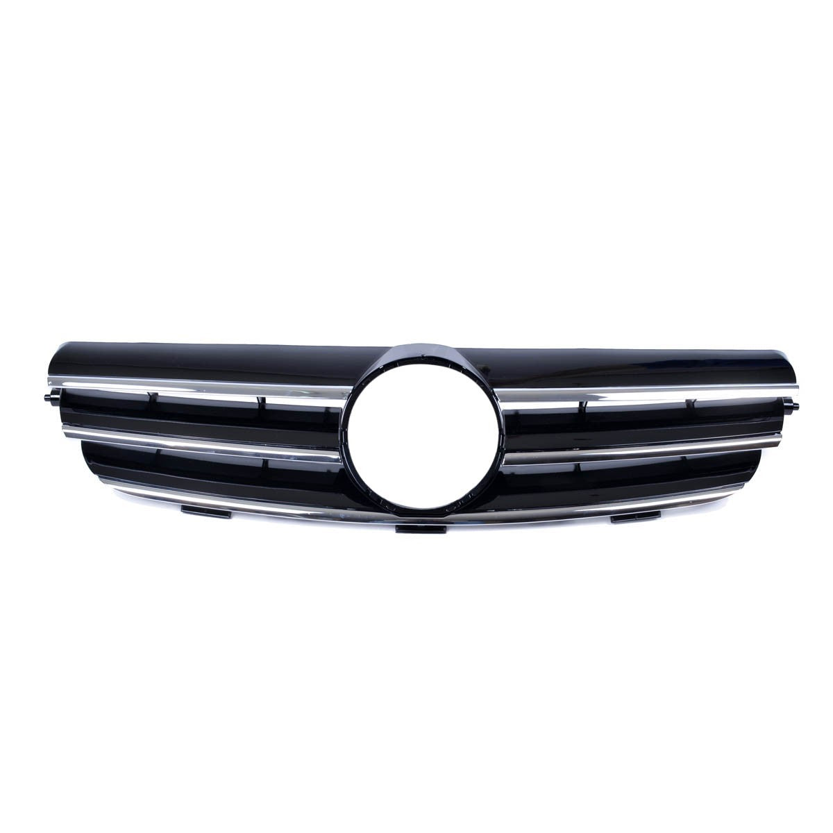 Sportgrill Hochglanz Schwarz & Chrom passend für Mercedes CLK W209 2002-2009