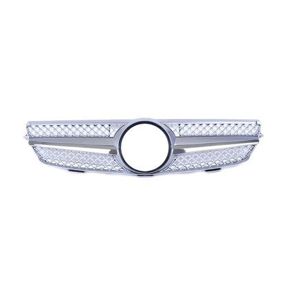 Silberner Sportgrill passend für Mercedes CLK W209 2002-2009