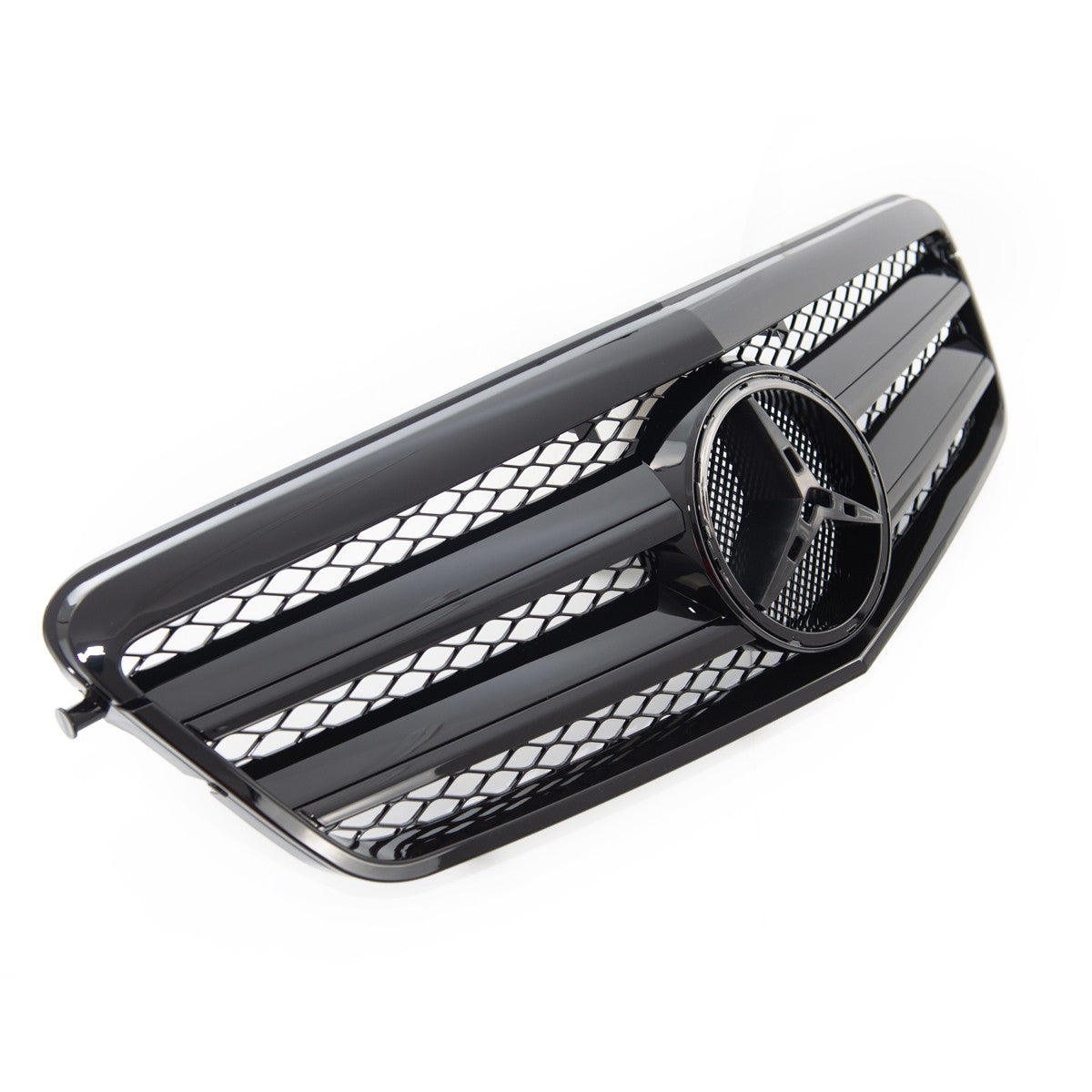 Frontgrill Hochglanz Schwarz passend für Mercedes E-Klasse W212 Limousine 2009-2013