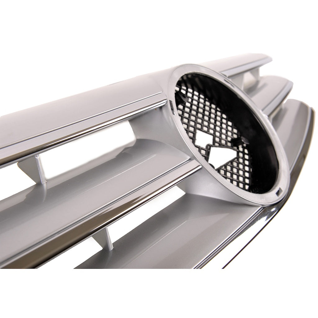 Sport Kühlergrill Chrom & Silber für MERCEDES SL R129 1989-2001