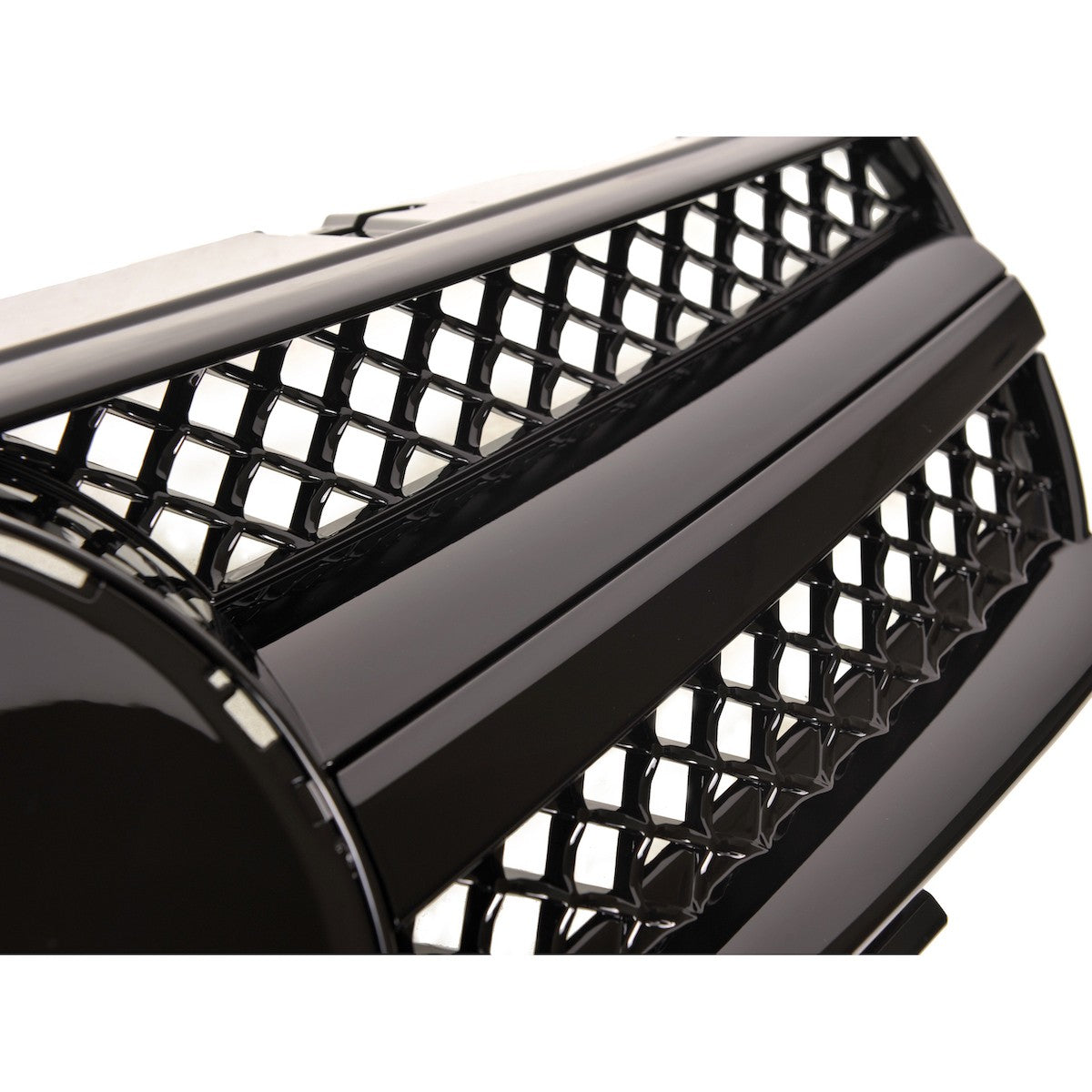 Kühlergrill Hochglanz Schwarz passend für Mercedes SL R230 2001-2006