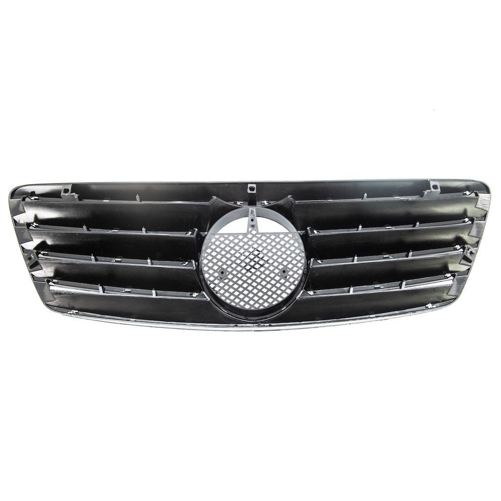 Sport Kühlergrill Chrom Schwarz für Mercedes S-Klasse W220 Facelift 2003-2005