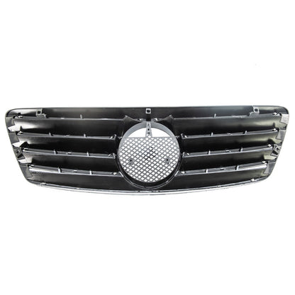 Sport Kühlergrill Chrom Schwarz für Mercedes S-Klasse W220 Facelift 2003-2005