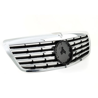Sport Kühlergrill Chrom Schwarz MERCEDES S-Klasse W221 Pre-Facelift 2005-2009