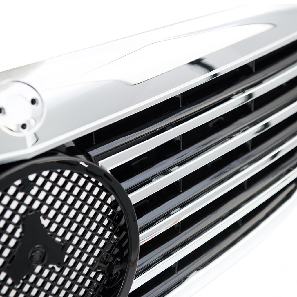 Sport Kühlergrill Chrom Schwarz MERCEDES S-Klasse W221 Pre-Facelift 2005-2009