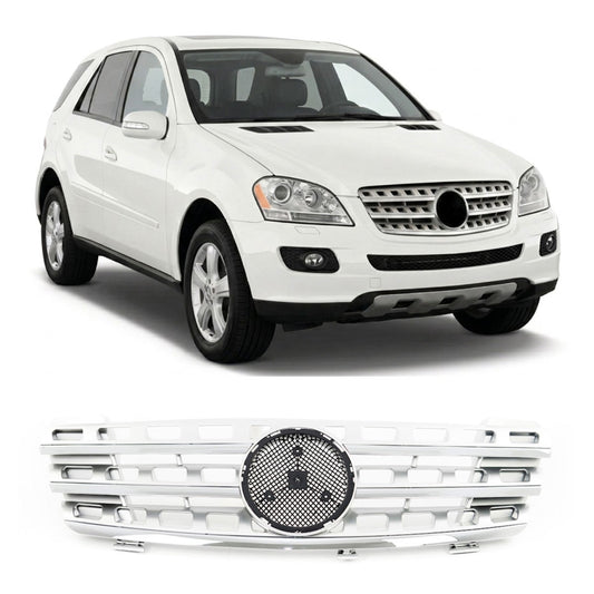 Sportgrill Chrom & Silber passend für Mercedes M-Klasse W164 2005-2008