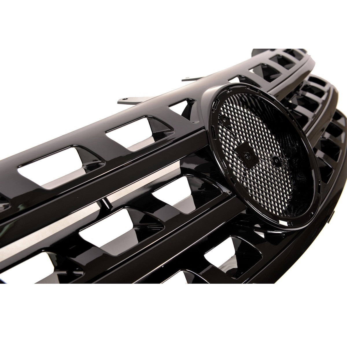 Sportgrill ganz Hochglanz Schwarz passend für Mercedes M-Klasse W164 2005-2008