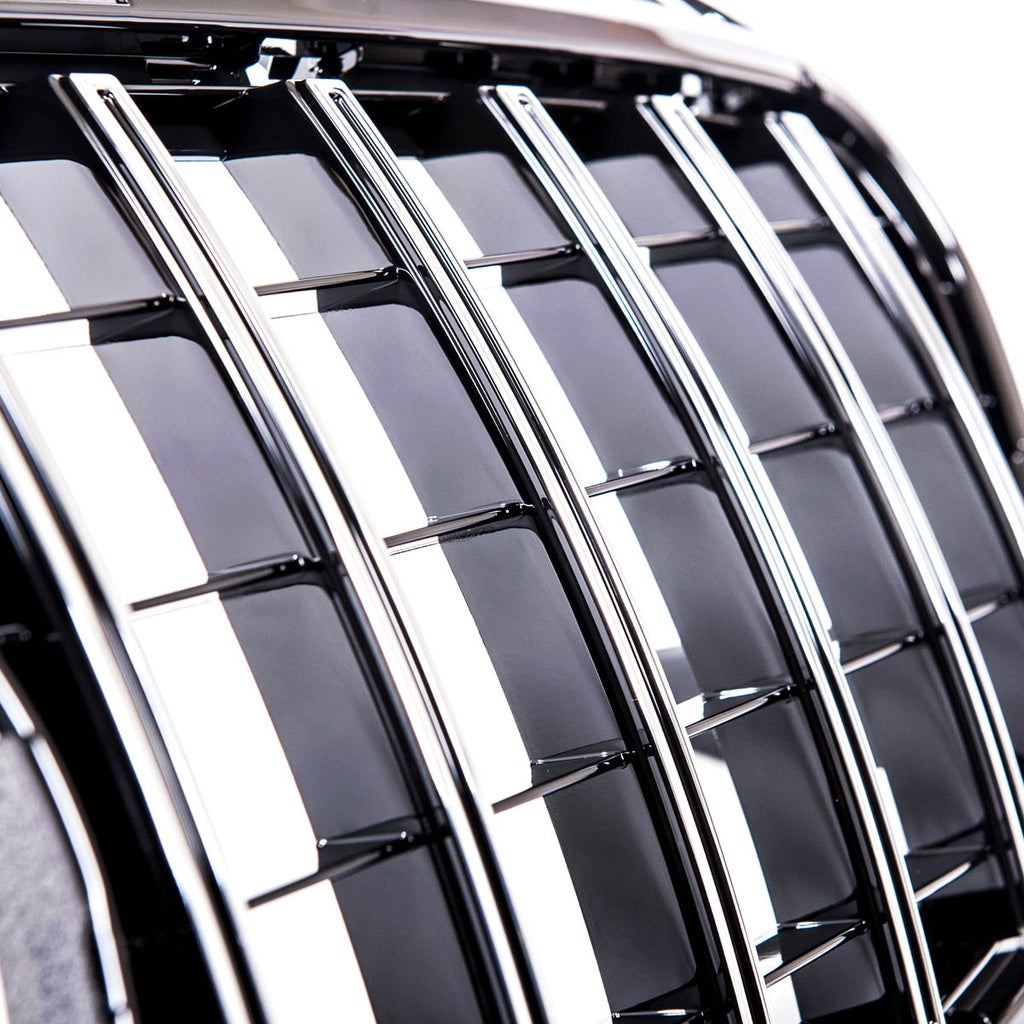 Sport Kühlergrill GT Chrom Schwarz für MERCEDES A-Klasse W176 Pre-Facelift 2012-2015