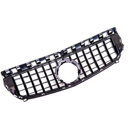 Sport Kühlergrill GT Chrom Schwarz für MERCEDES A-Klasse W176 Pre-Facelift 2012-2015