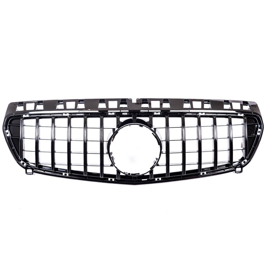 Sport Grill GT Glänzend Schwarz für Mercedes A-Klasse W176 Pre-Facelift 2012-2015