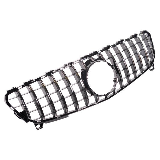 Sport Kühlergrill GT Chrom Schwarz für Mercedes A-Klasse W176 Facelift 2015-2018 Panamericana