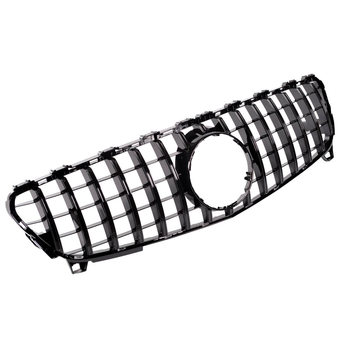 Kühlergrill Hochglanz Schwarz Panamericana GT passend für Mercedes A-Klasse W176 15-18