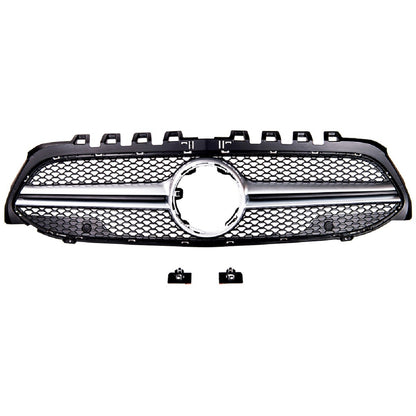 Silberner Kühlergrill passend für Mercedes A-Klasse W177 V177 2018-2023