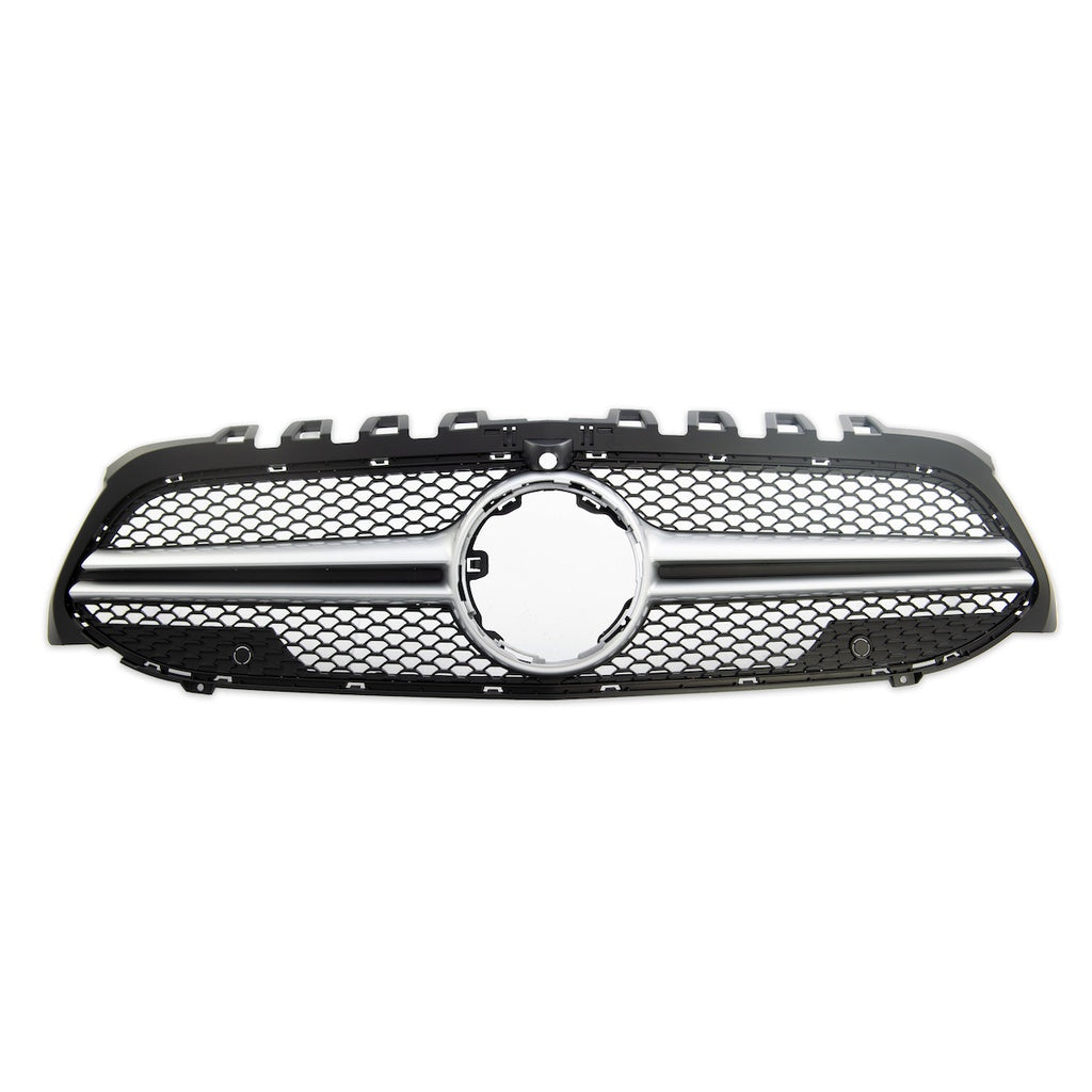 Sport Kühlergrill Silber A-Typ Kamera für Mercedes A-Klasse V177 W177 Limousine Hatchback 2018-heute