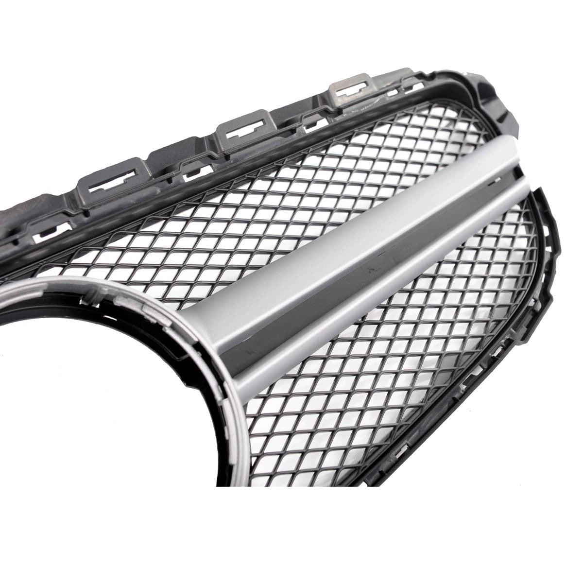Frontgrill Silber passend für Mercedes C-Klasse W205 Cabrio 2014-2018