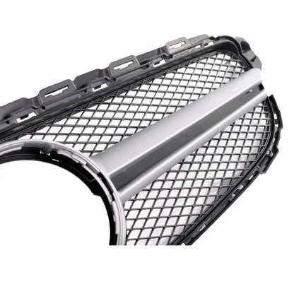 Frontgrill Silber passend für Mercedes C-Klasse W205 Cabrio 2014-2018