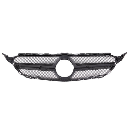 Frontgrill Silber passend für Mercedes C-Klasse W205 Cabrio 2014-2018