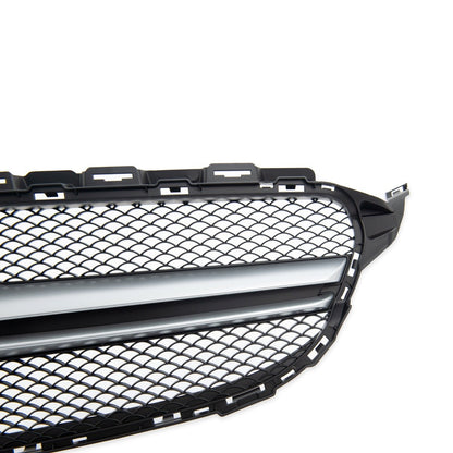 Frontgrill Silber Kamera passend für Mercedes C-Klasse W205 2014-2018