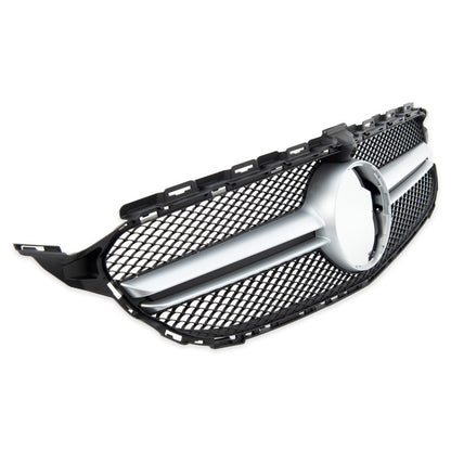 Frontgrill Silber Kamera passend für Mercedes C-Klasse W205 2014-2018