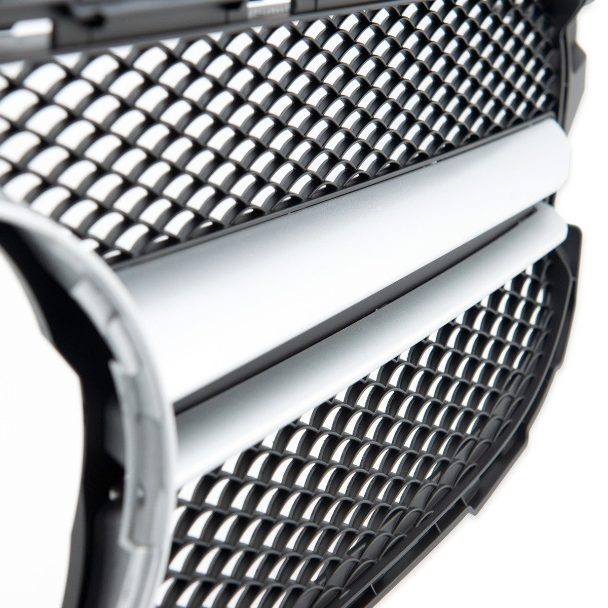 Frontgrill Silber Kamera passend für Mercedes C-Klasse W205 2014-2018