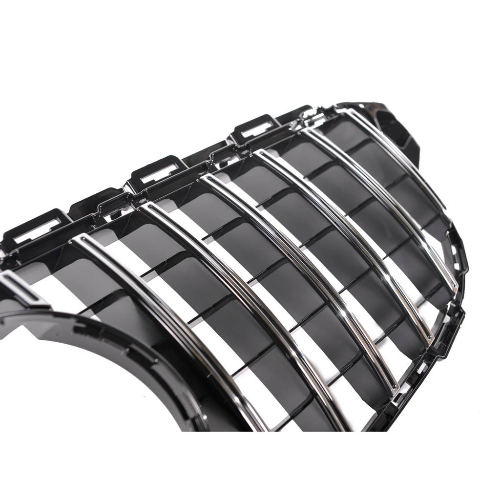 Sport Kühlergrill GT Chrom Schwarz für MERCEDES C-Klasse W205 2014-2021