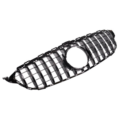 Sport Kühlergrill GT Glänzend Schwarz MERCEDES C-Klasse W205 Modell 2014-2021