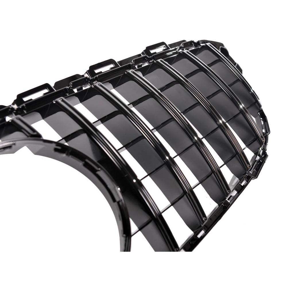 Sport Kühlergrill GT Glänzend Schwarz MERCEDES C-Klasse W205 Modell 2014-2021