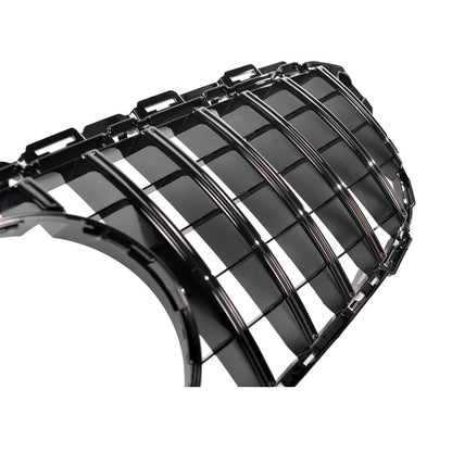 Sport Kühlergrill GT Glänzend Schwarz MERCEDES C-Klasse W205 Modell 2014-2021